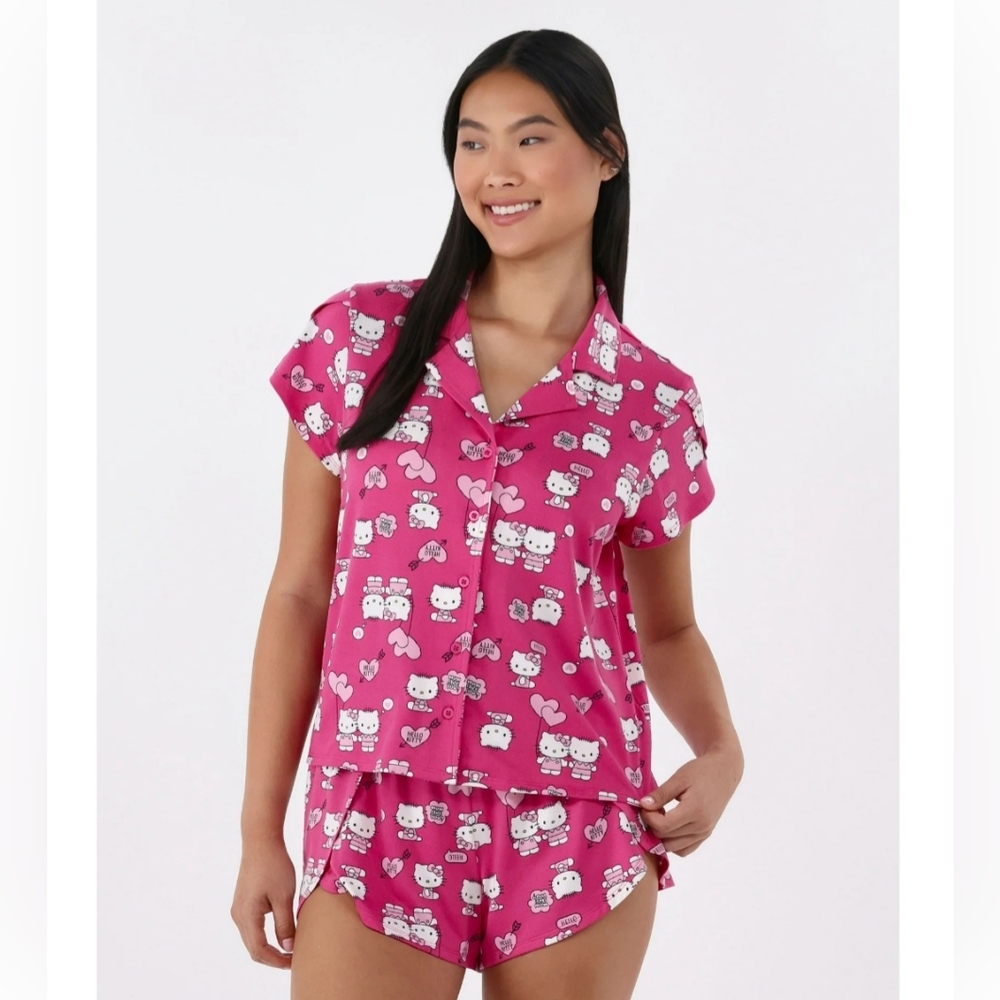 New Hello Kitty Valentine's Day pajamas pajama set shorts 2025 Sanrio 2X